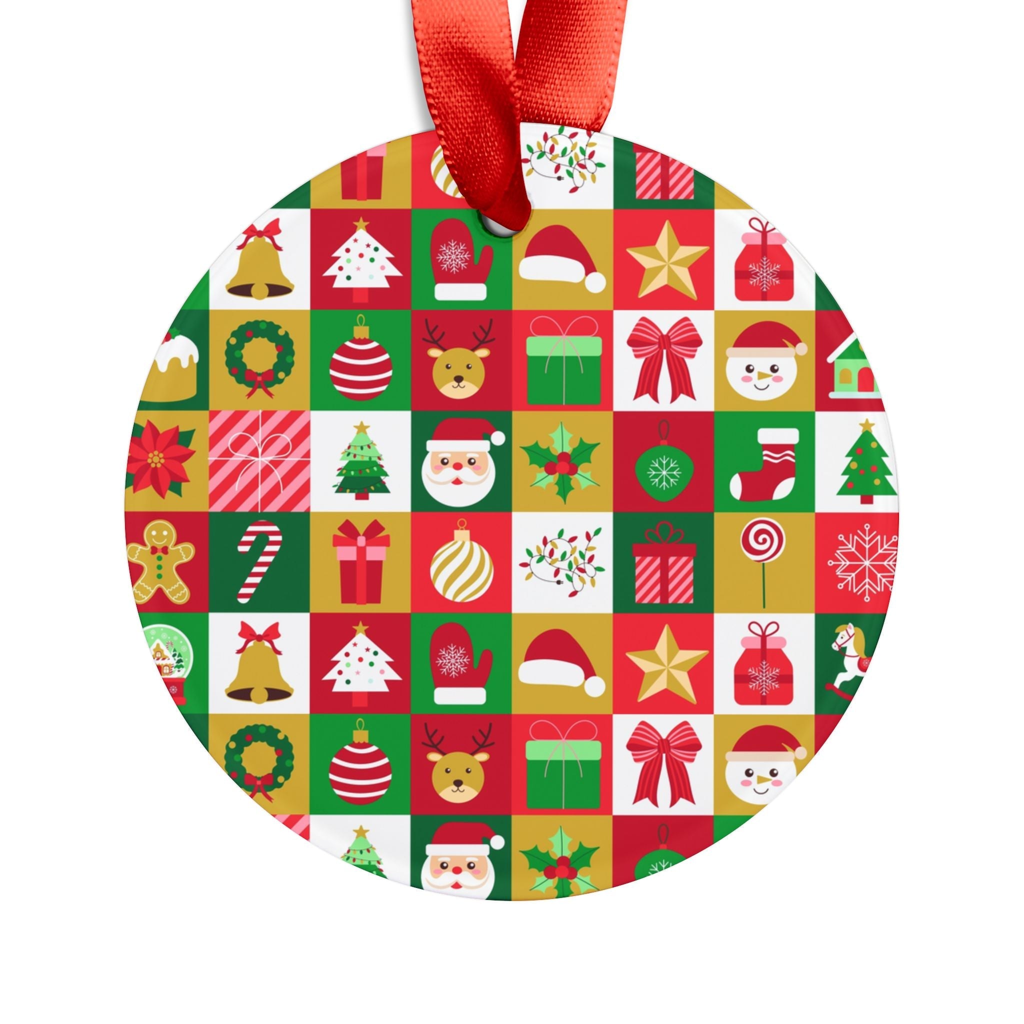 Acrylic Ornament with Ribbon - Love & Latte Co.