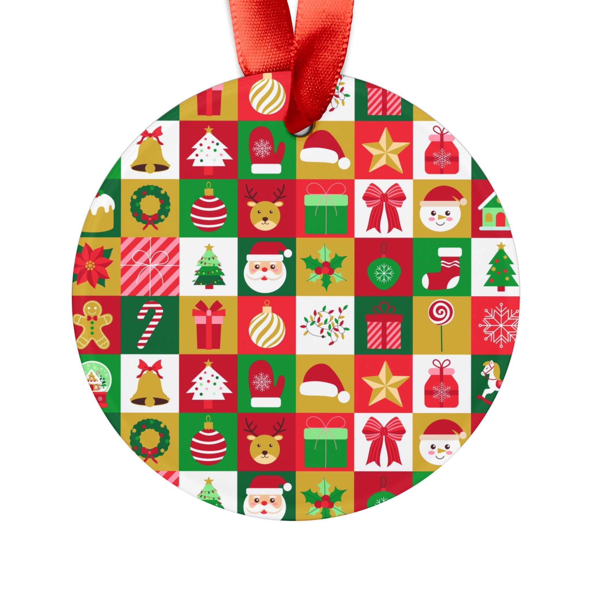 Acrylic Ornament with Ribbon - Love & Latte Co.