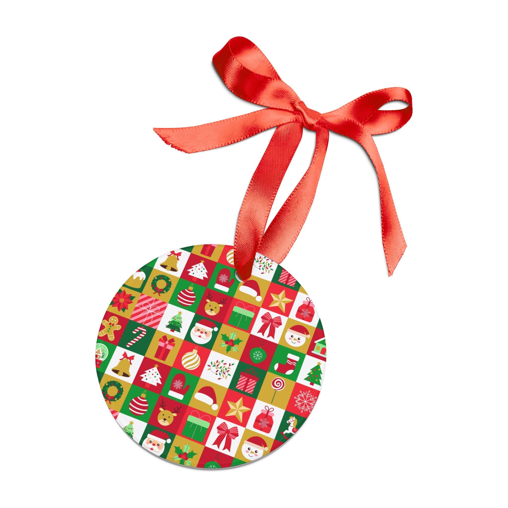 Acrylic Ornament with Ribbon - Love & Latte Co.