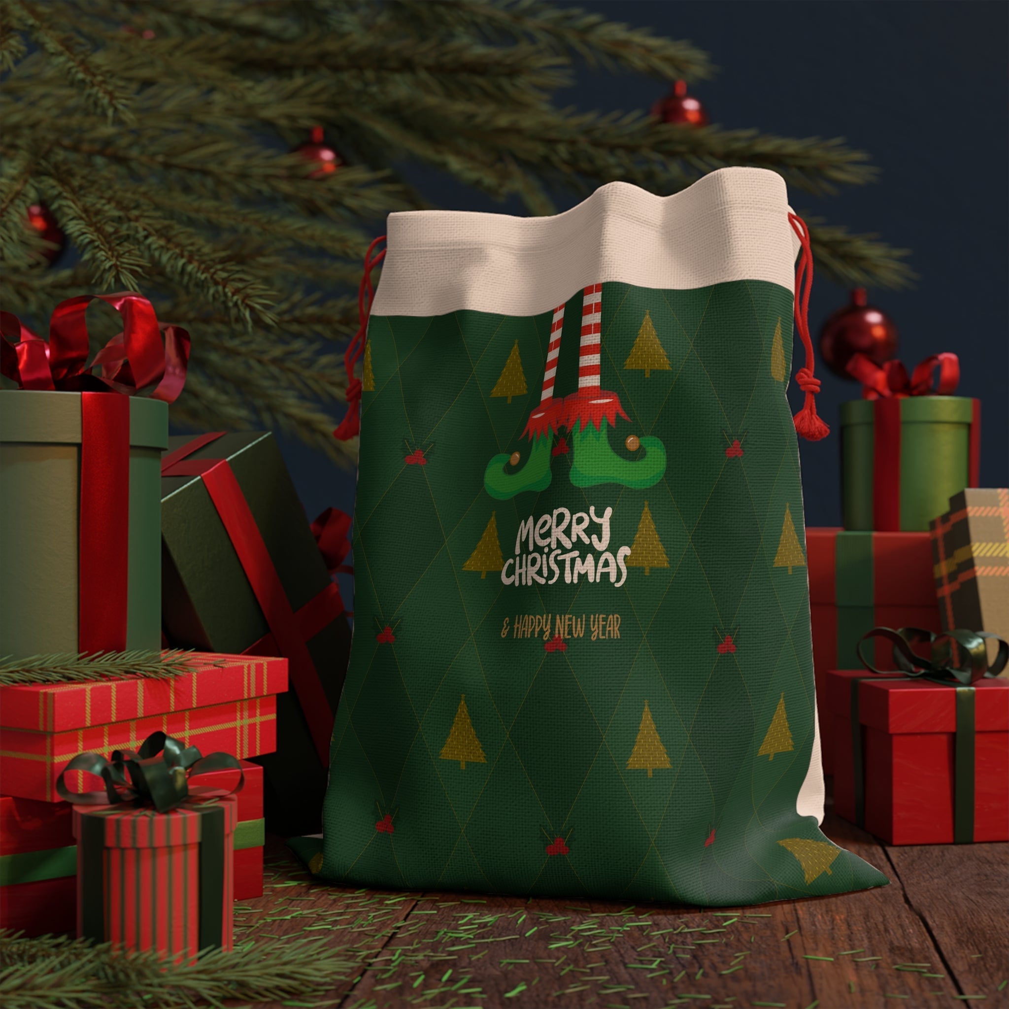 Christmas Charm Gift Bag: Festive Gifting Essential - Love & Latte Co.Home Decor19.7" x 26"BagsChristmasHoliday Picks