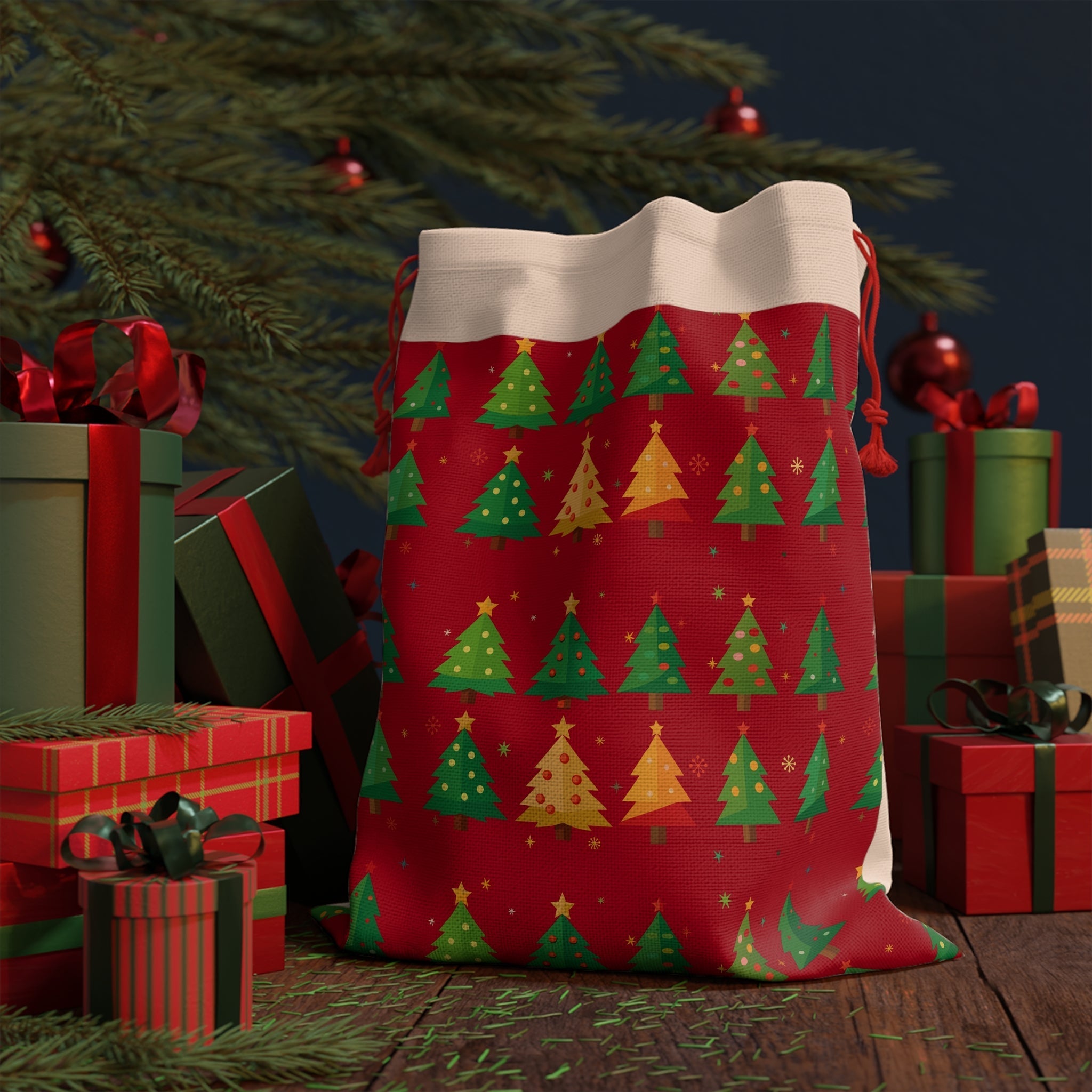 Christmas Tree: Gift Bag For a Festive Holiday Home Decor