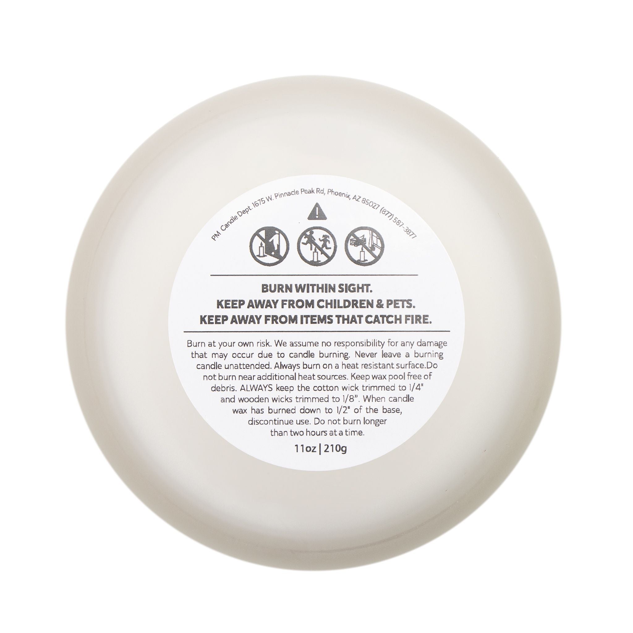 Christmas Tree Scented Candle - 11oz Frosted Glass - Love & Latte Co.