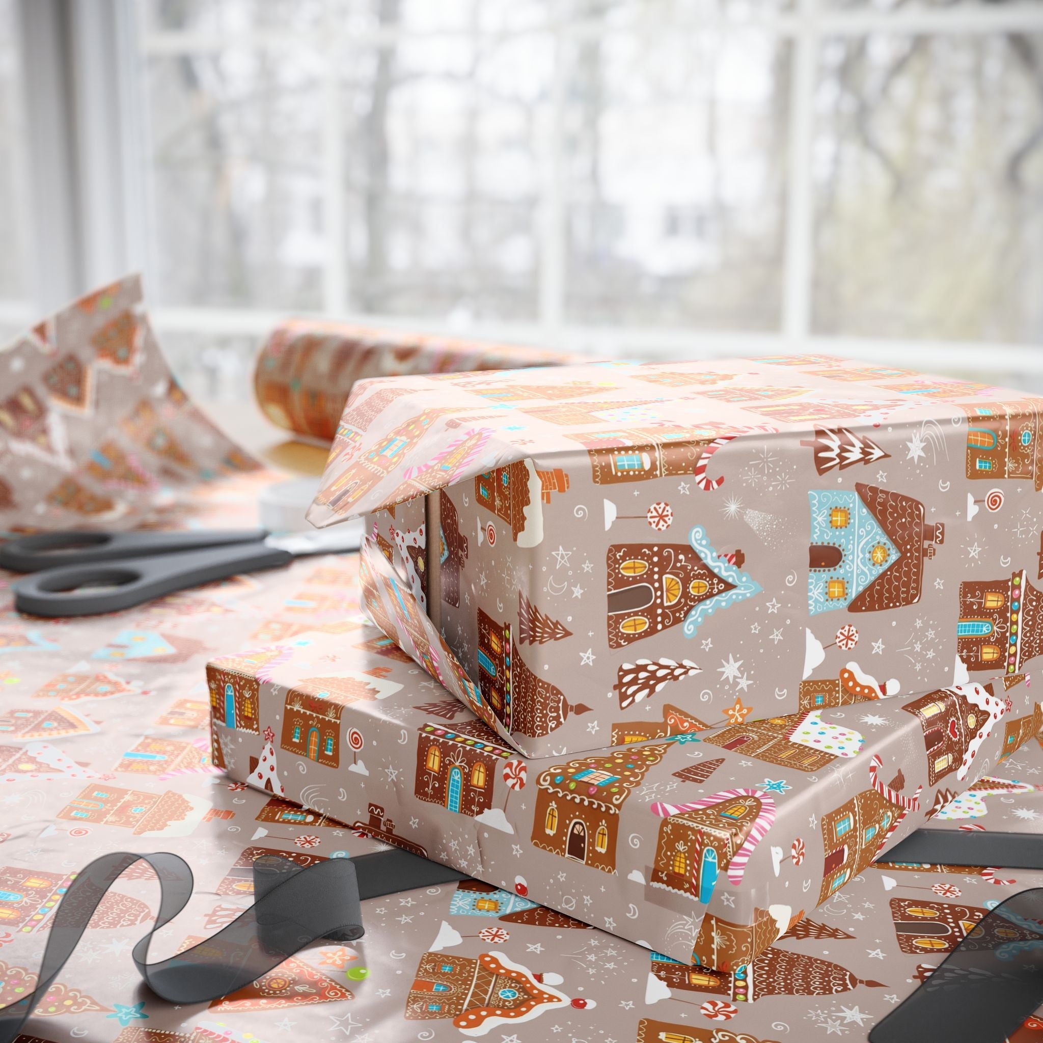 Christmas Wrapping Paper Set - Festive & Whimsical Holiday Designs - Love & Latte Co.