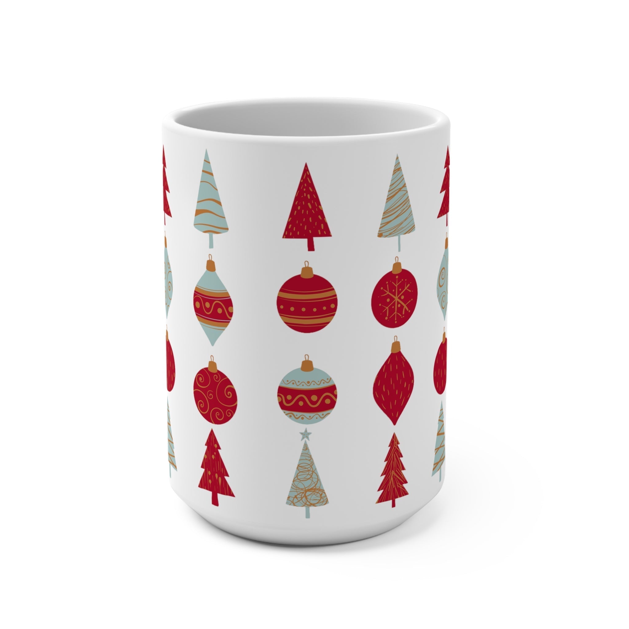 Cozy Cabin Christmas Cup – 15oz Holiday Ceramic Mug | Festive Coffee & Tea Gift for the Season - Love & Latte Co.