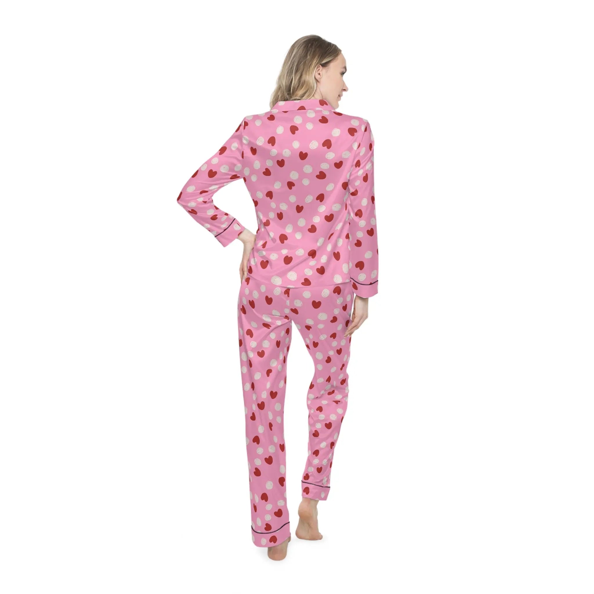 Endless Affection satin pajamas - Love & Latte Co.