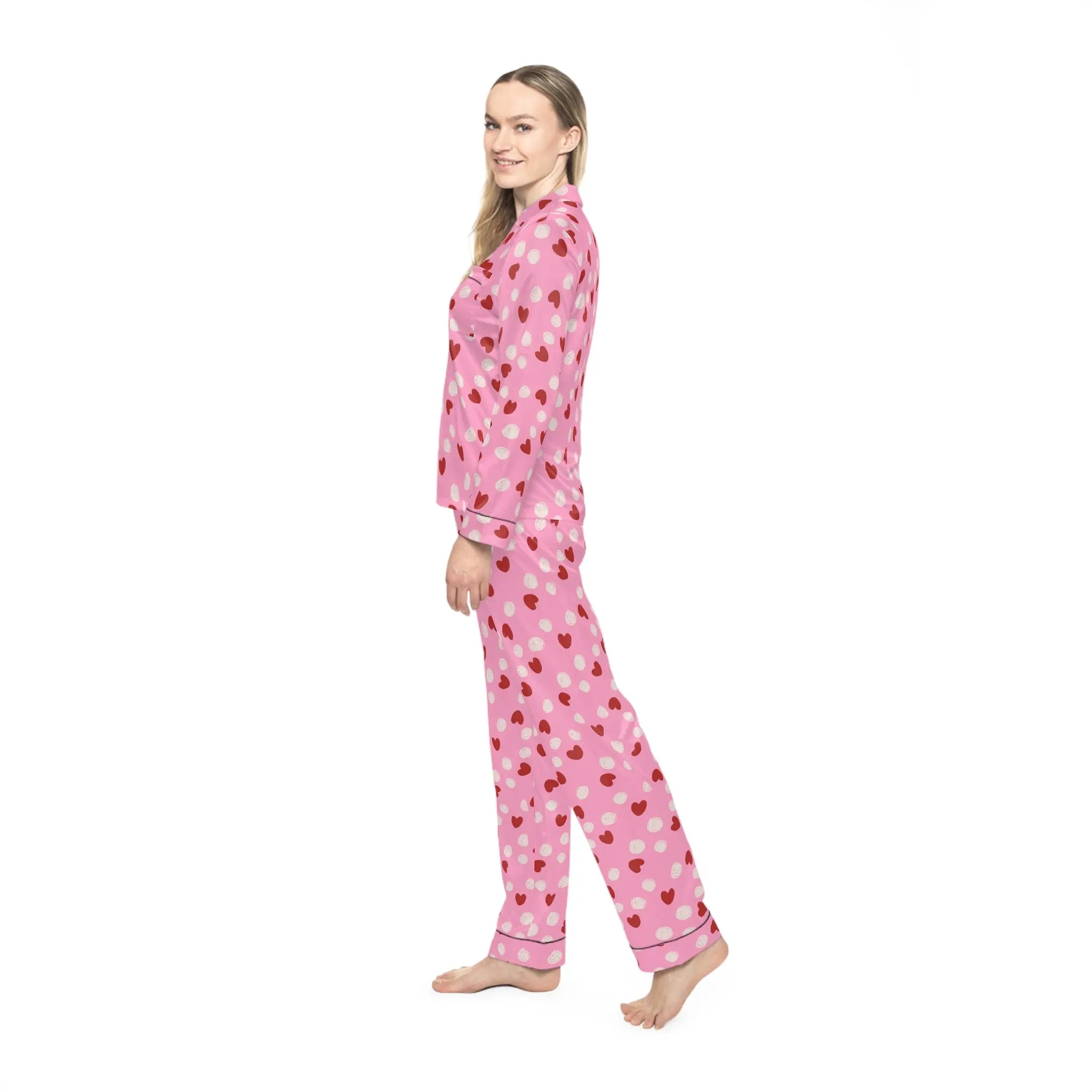 Endless Affection satin pajamas - Love & Latte Co.