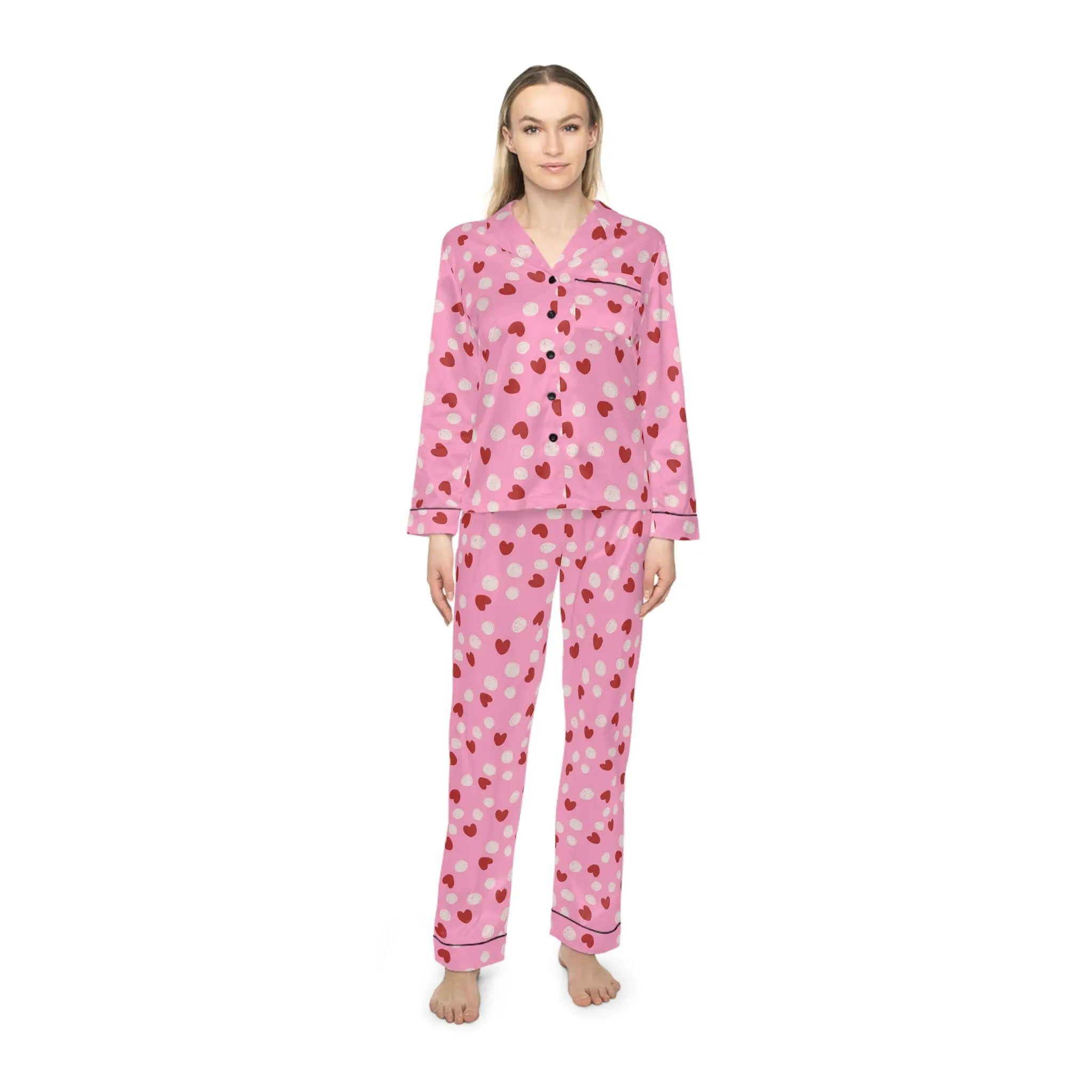 Endless Affection satin pajamas - Love & Latte Co.