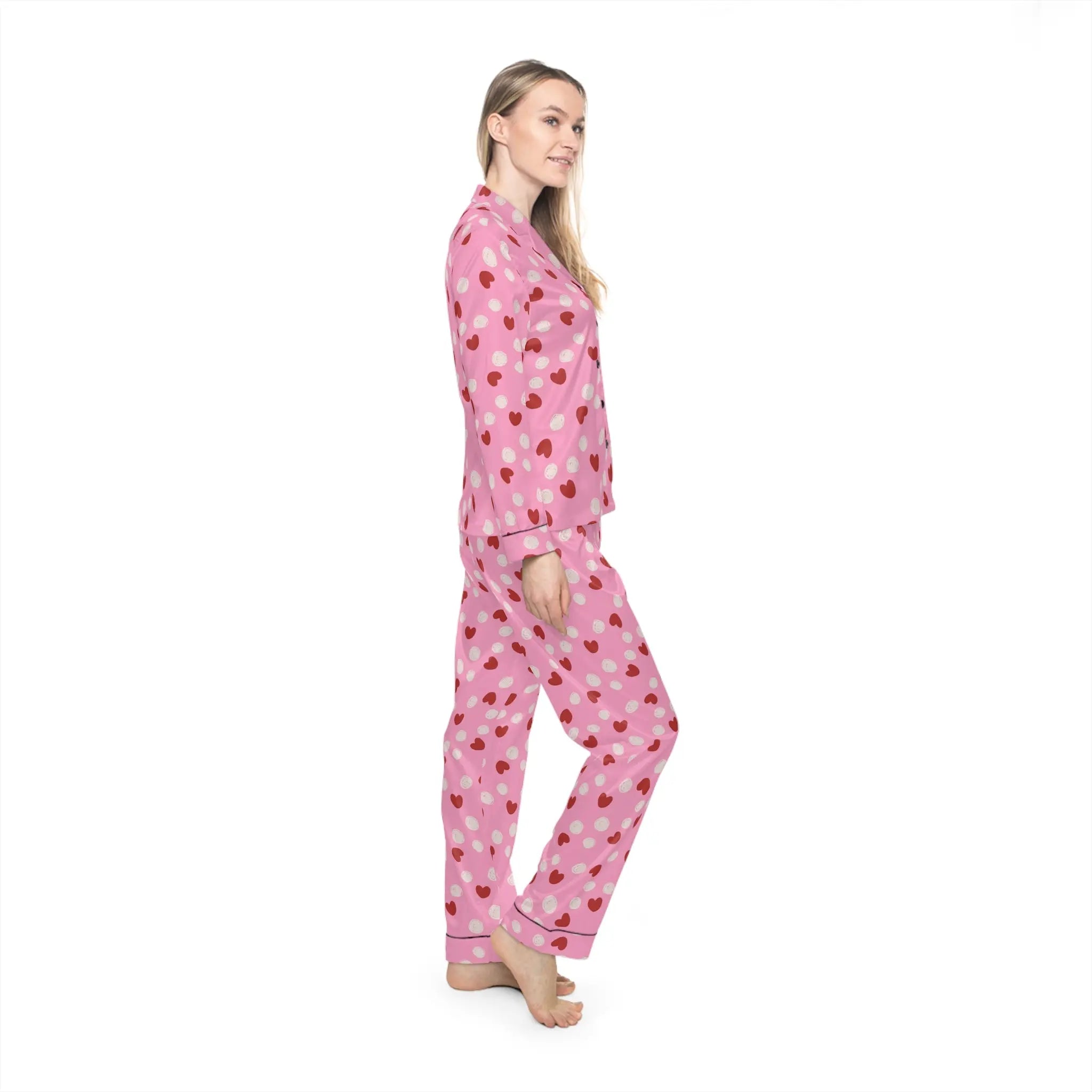 Endless Affection satin pajamas - Love & Latte Co.