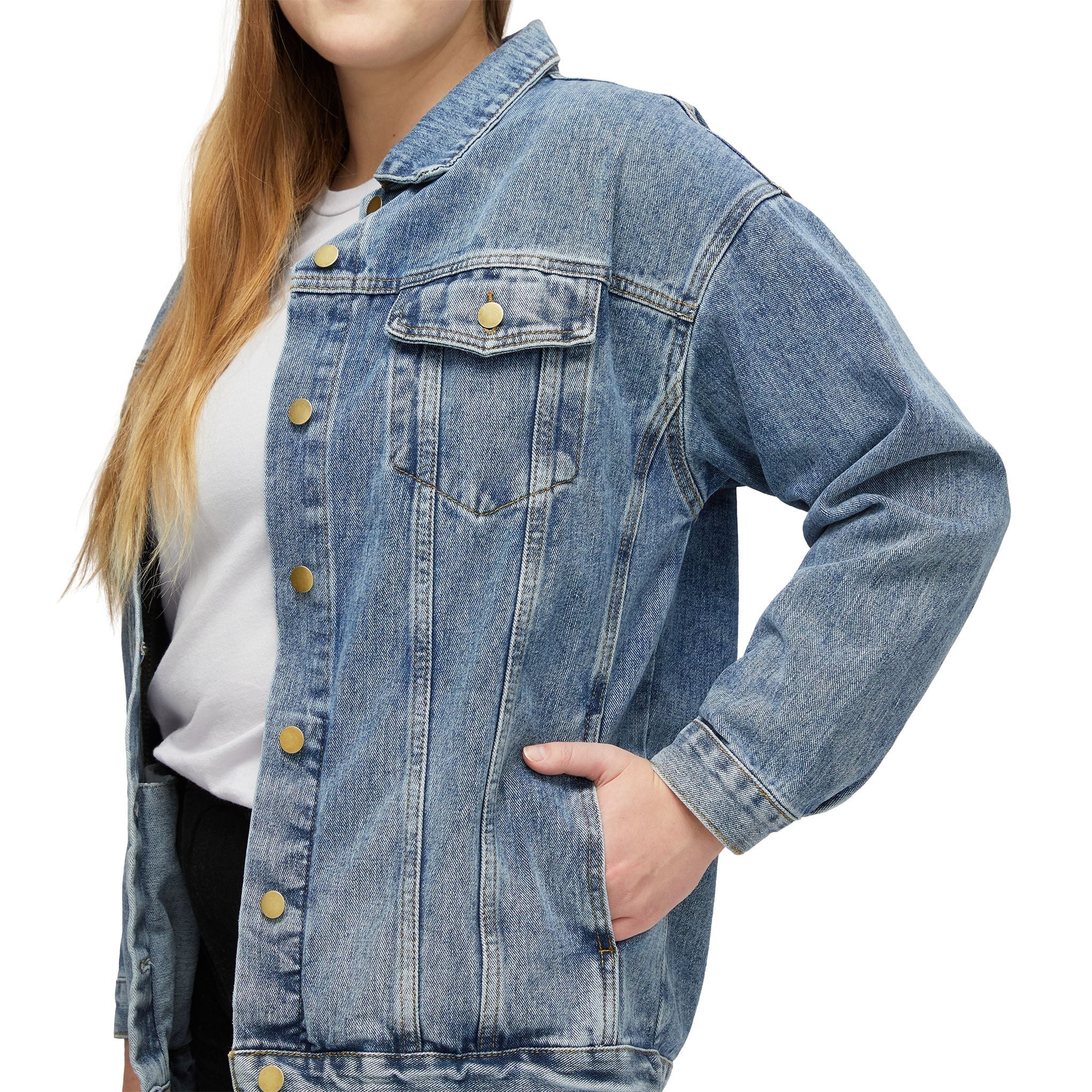 Cozy Chic: Holiday Denim Jacket Gift - Love & Latte Co.OuterwearMedium Denim WashS