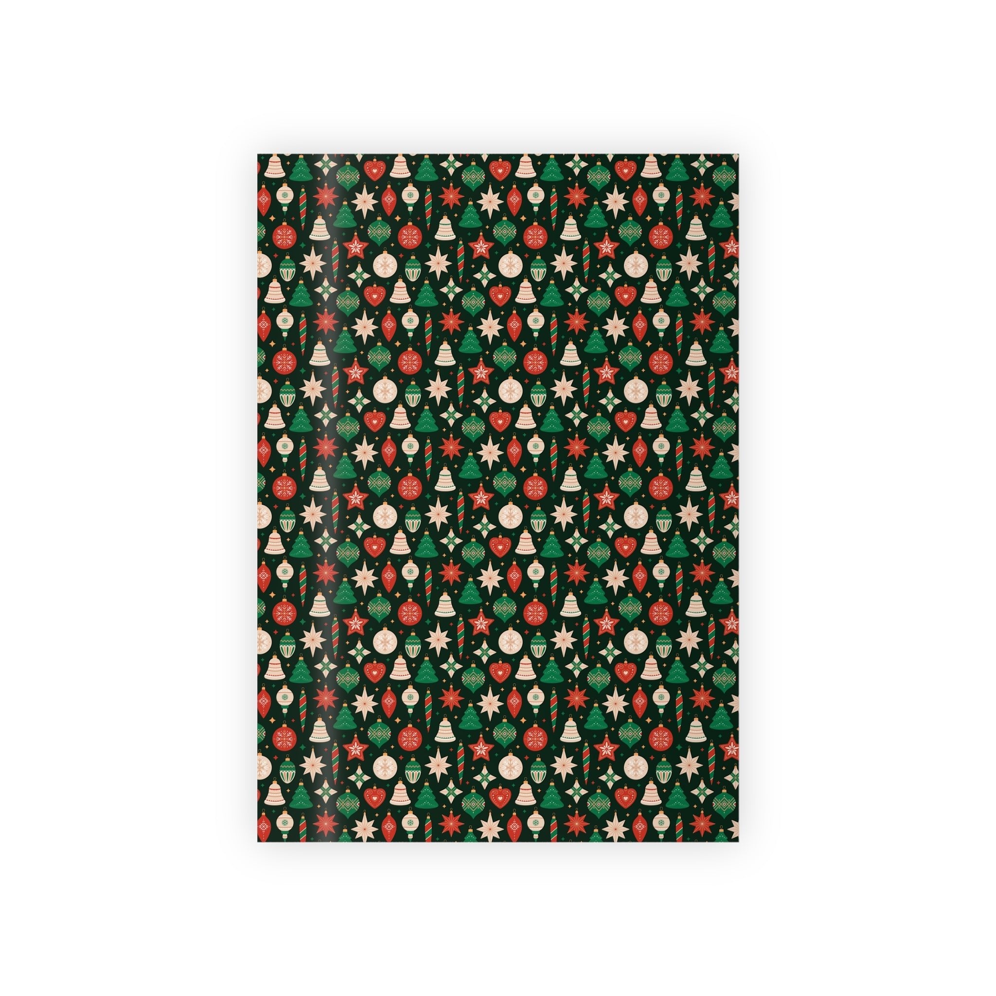 Festive Christmas Gift Wrapping Paper Roll - Love & Latte Co.