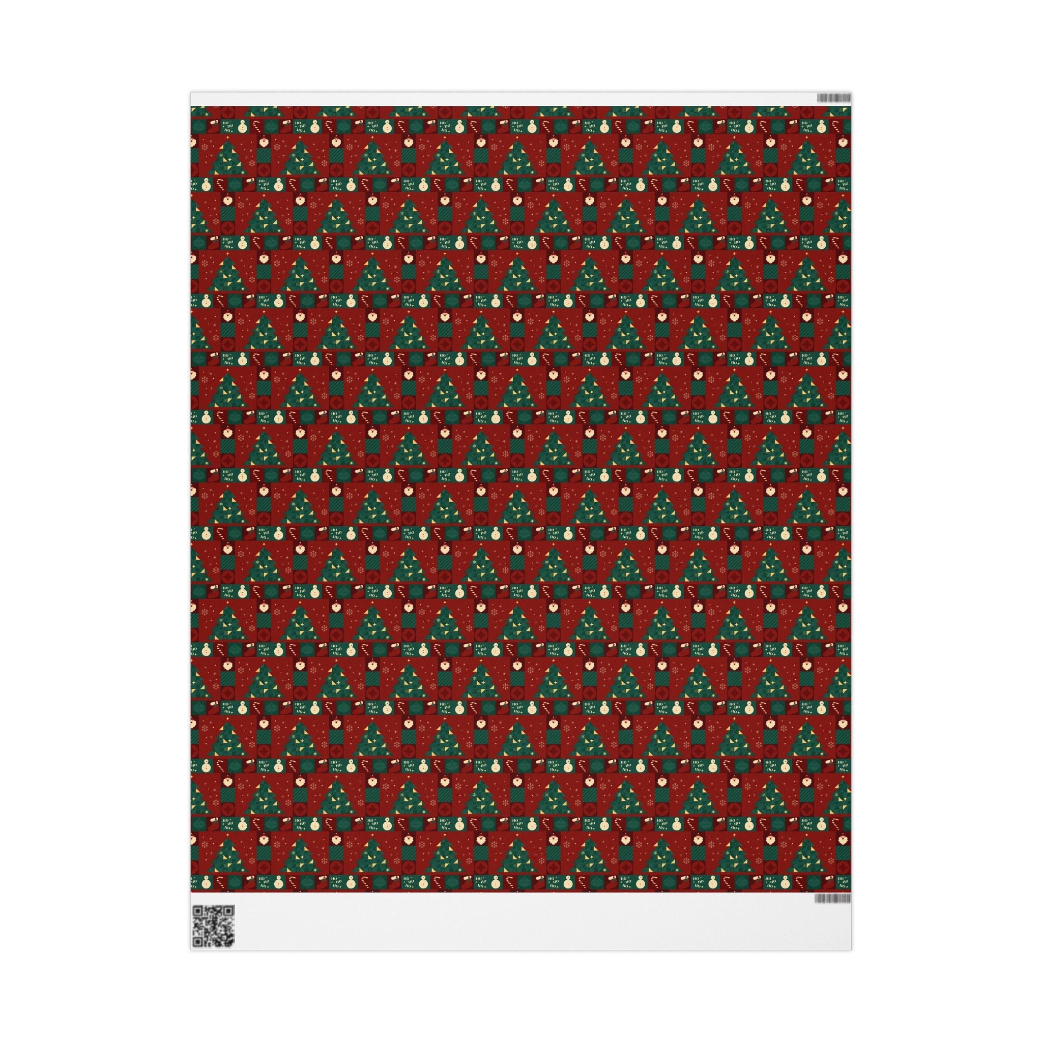 Festive Christmas Wrapping Paper - Merry Holiday Designs - Love & Latte Co.