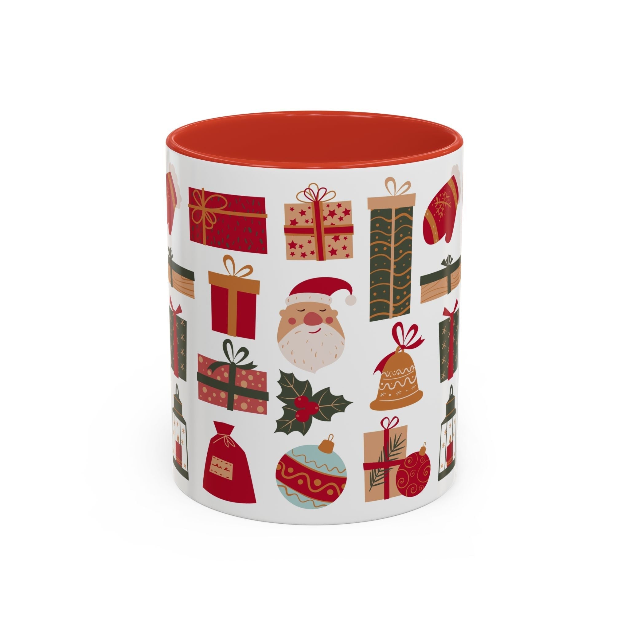 Frosty Cheer: Christmas Morning Coffee Cup - Love & Latte Co.Mug11ozRed