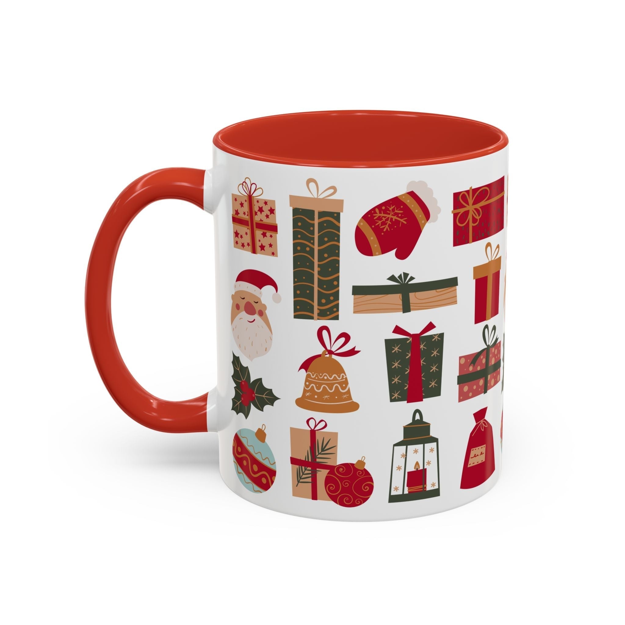 Frosty Cheer: Christmas Morning Coffee Cup - Love & Latte Co.Mug15ozRed