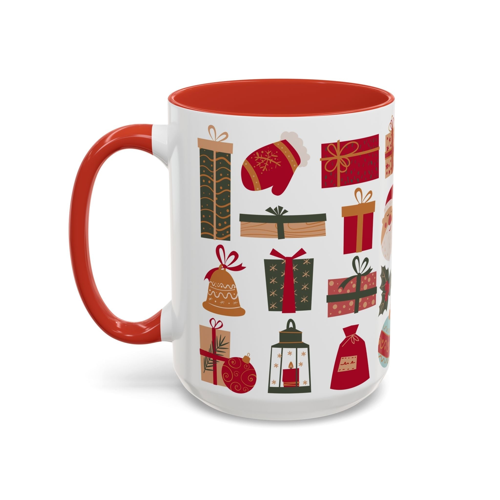 Frosty Cheer: Christmas Morning Coffee Cup - Love & Latte Co.Mug15ozRed