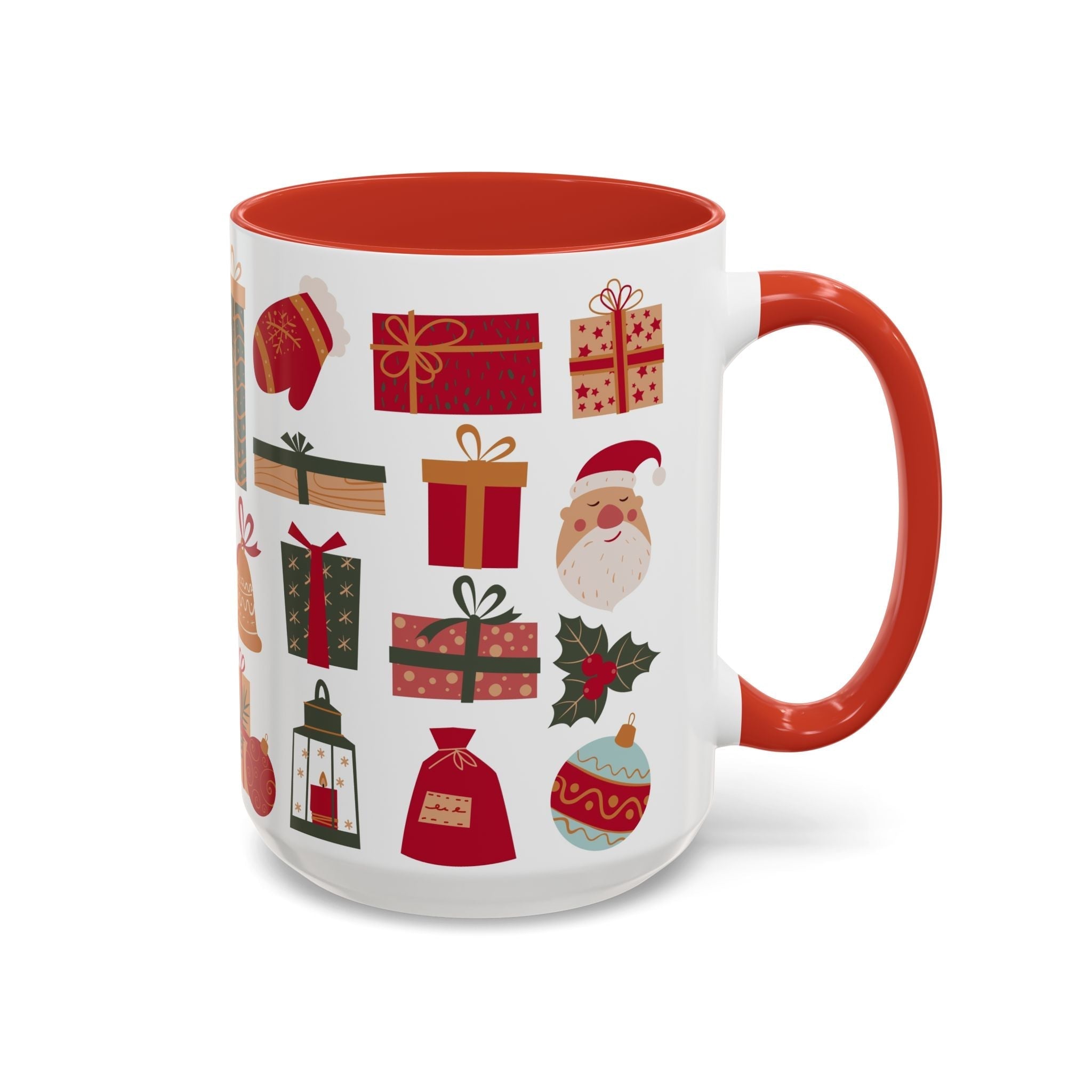Frosty Cheer: Christmas Morning Coffee Cup - Love & Latte Co.Mug15ozRed