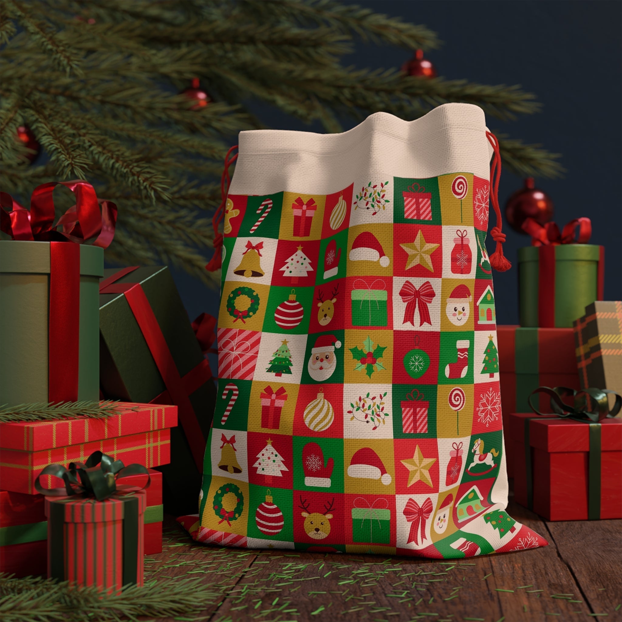 Festive Holiday: Gift Bag to Carry on Festive JoyHome Decor