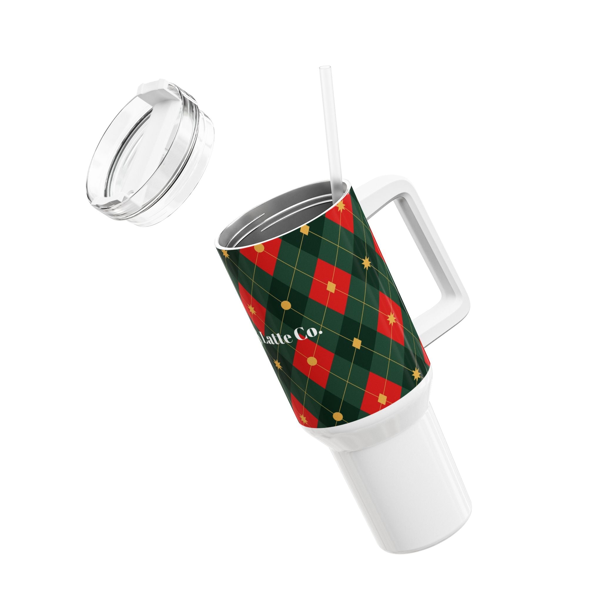 Festive Holiday Tumbler, 40oz - Love & Latte Co. - Love & Latte Co.