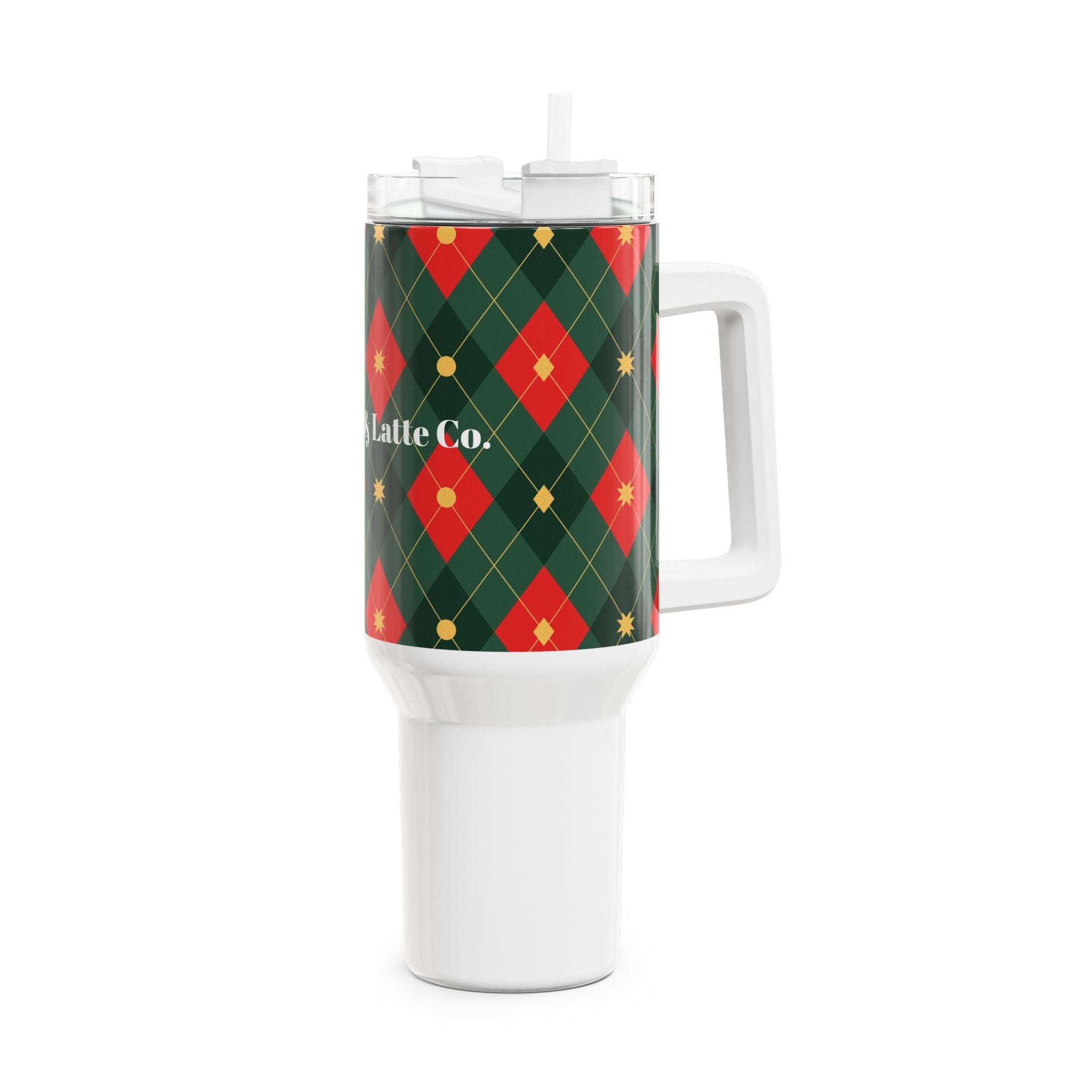 Festive Holiday Tumbler, 40oz - Love & Latte Co. - Love & Latte Co.