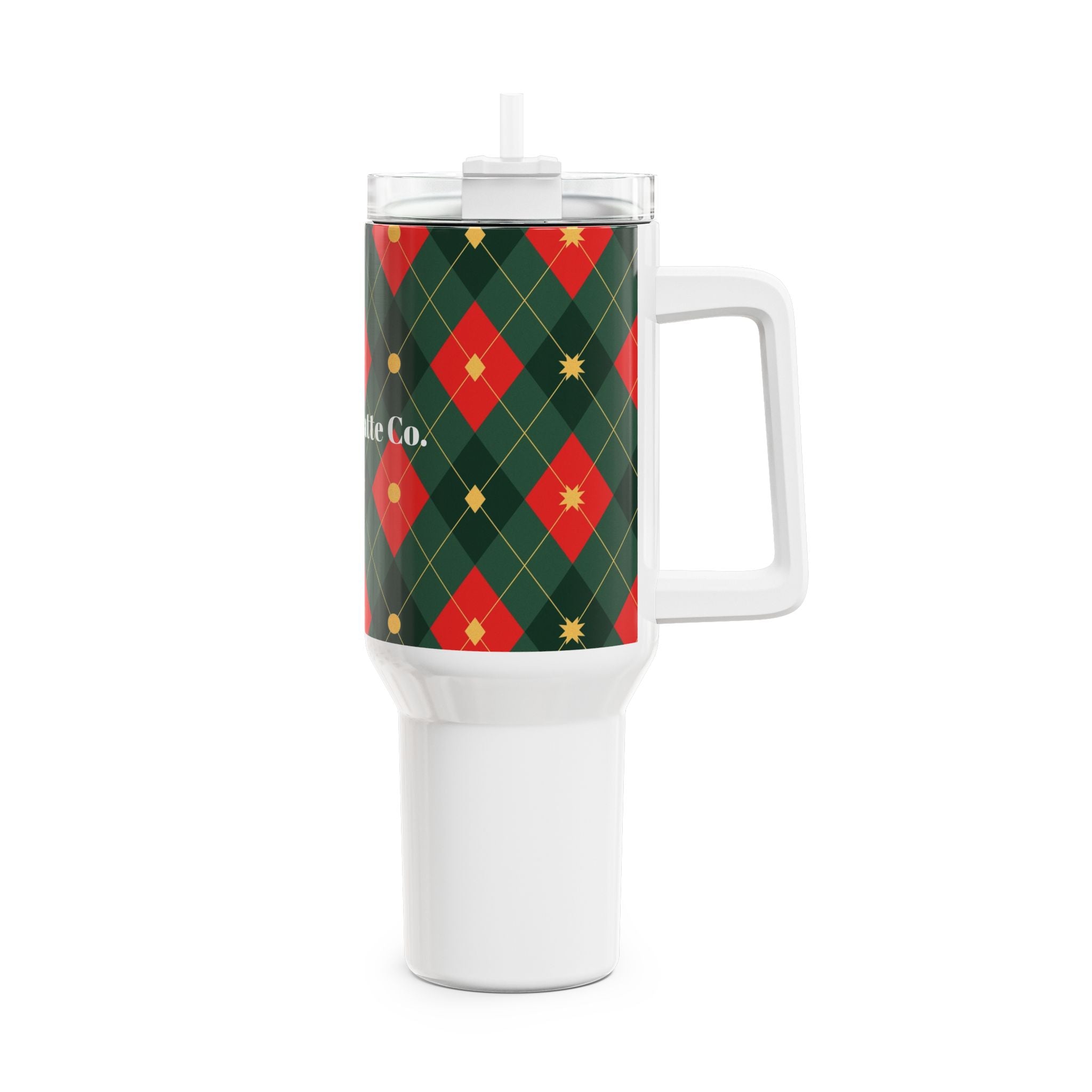 Festive Holiday Tumbler, 40oz - Love & Latte Co. - Love & Latte Co.