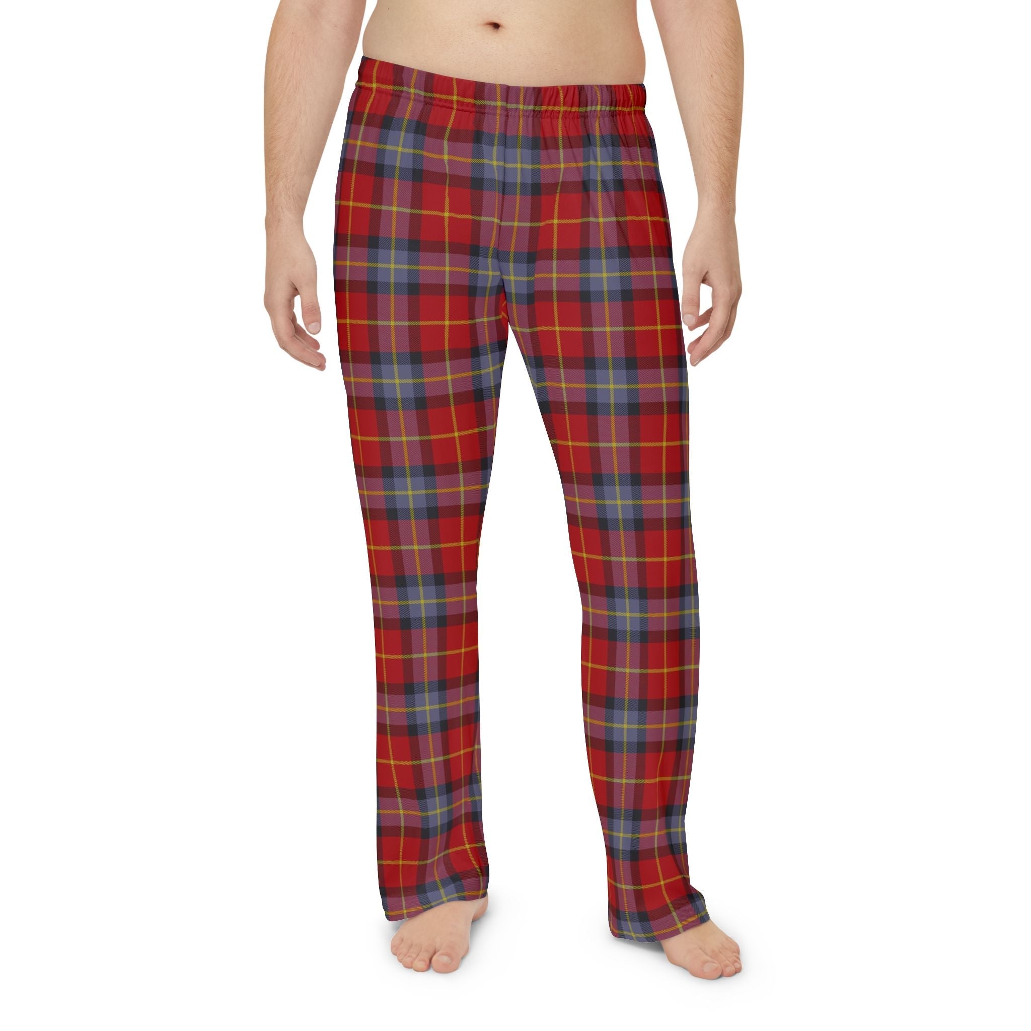 Frostbite Flannel: Cozy Men's Plaid Pajama Pants - Perfect for a Relaxing Night In! - Love & Latte Co.