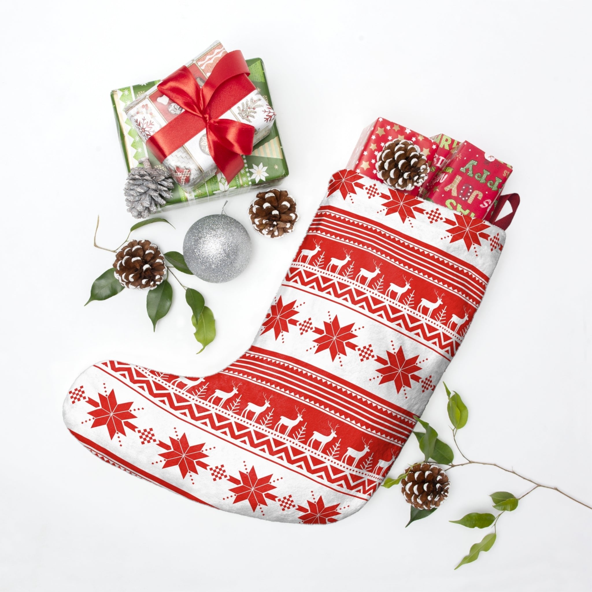 Holiday Cheer Stocking – Perfect Christmas Gift & Home Décor - Love & Latte Co.