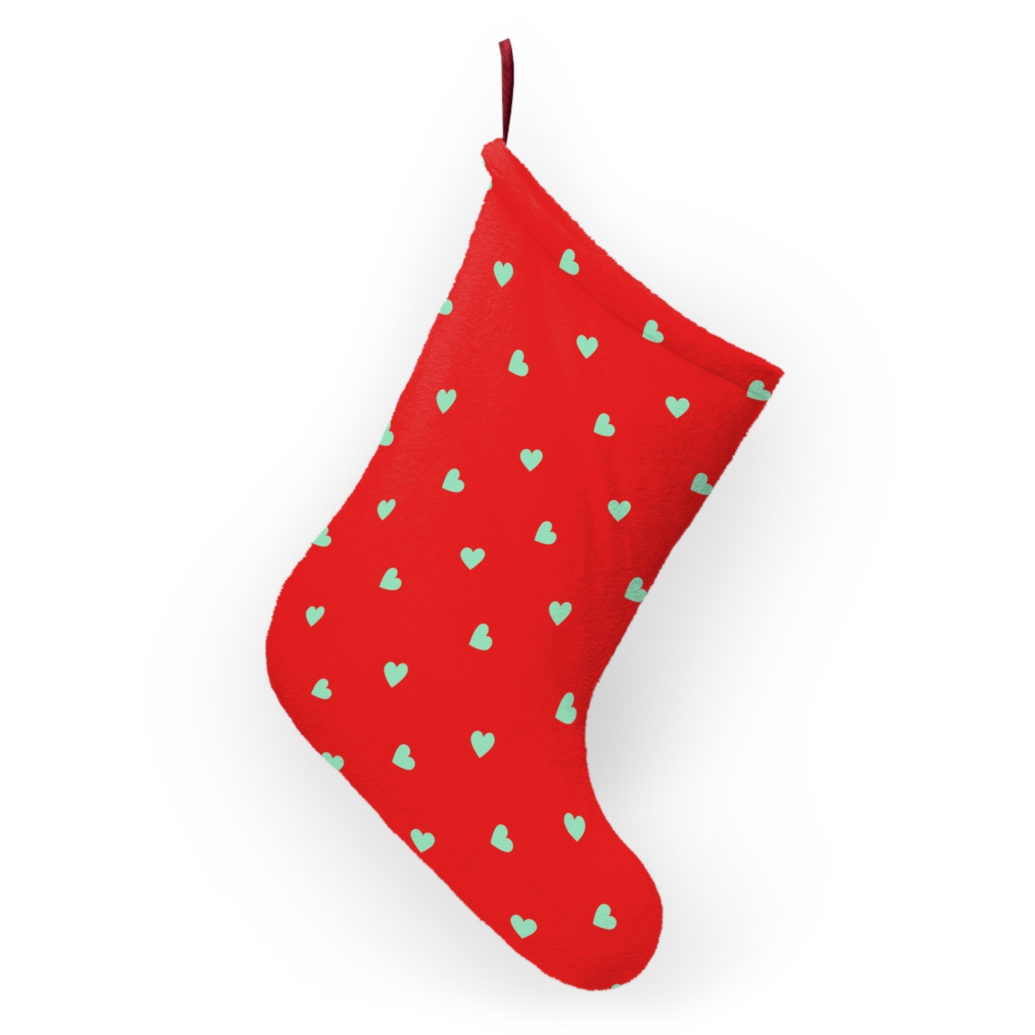Joyful Christmas Stocking – Cozy Fleece Holiday Decoration - Love & Latte Co.