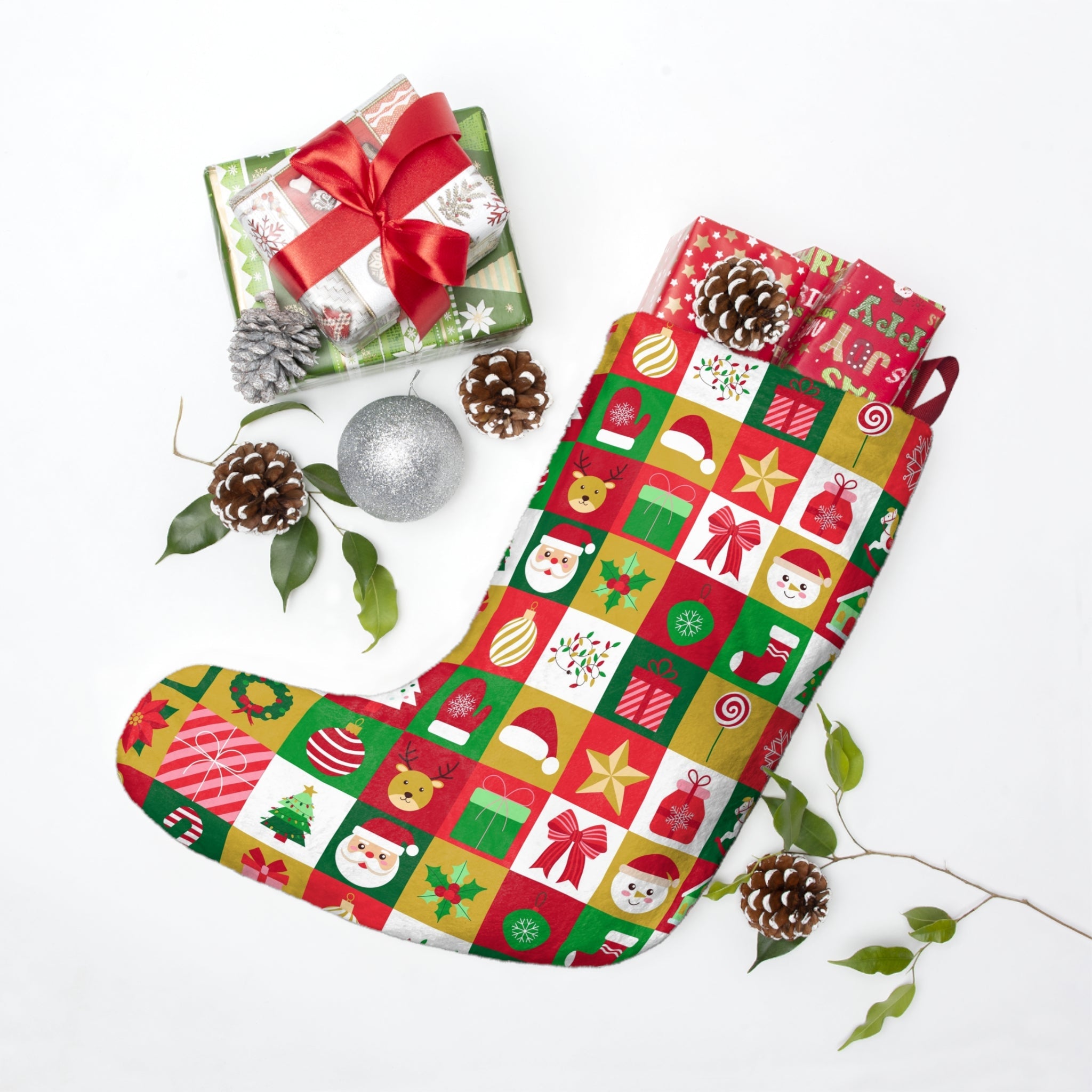 Merry & Bright Stocking – Festive Home Décor for the Holidays - Love & Latte Co.