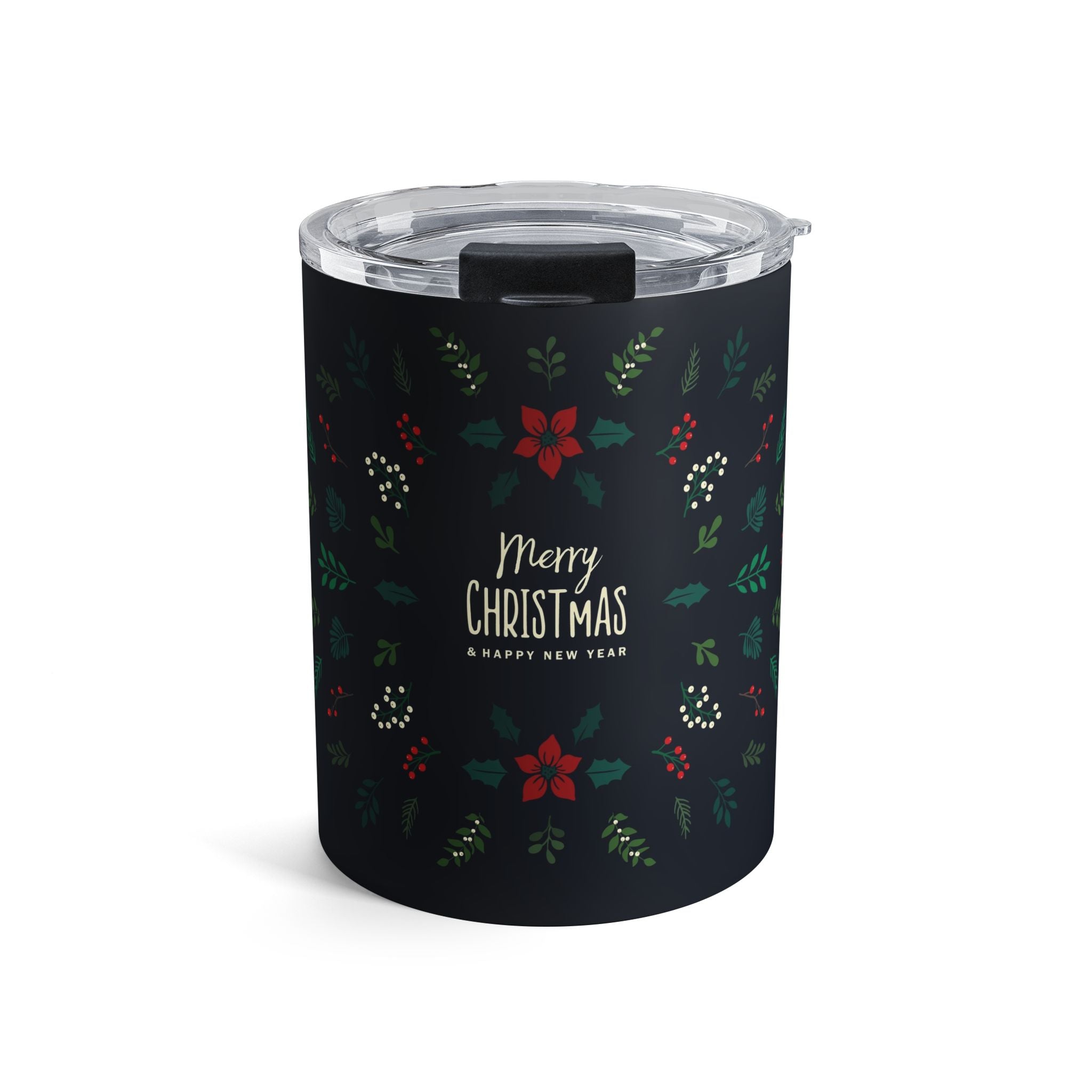 North Pole Nights: Festive Holiday Tumbler – Merry Christmas & Happy New Year Drinkware (10oz) - Love & Latte Co.