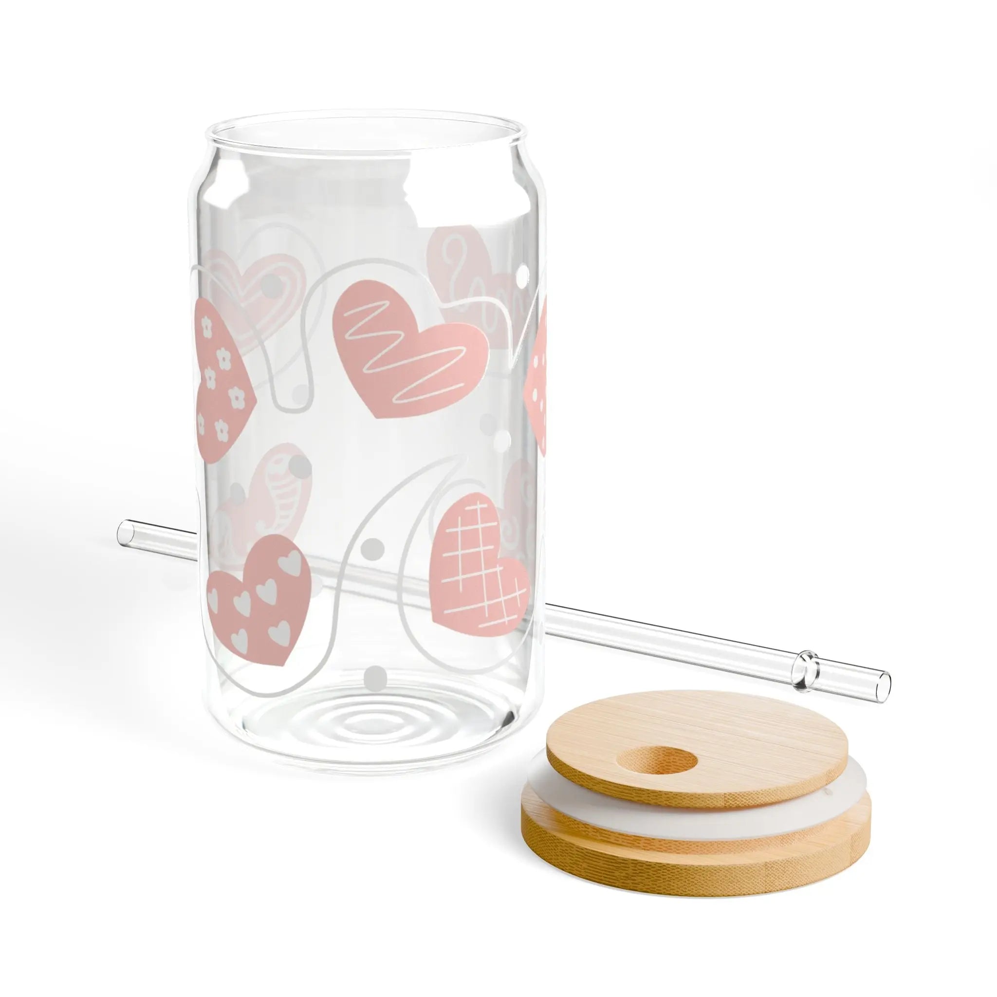 Blushing Soul: Graceful Sipper Glass for Warm Connections - Sipper Glass