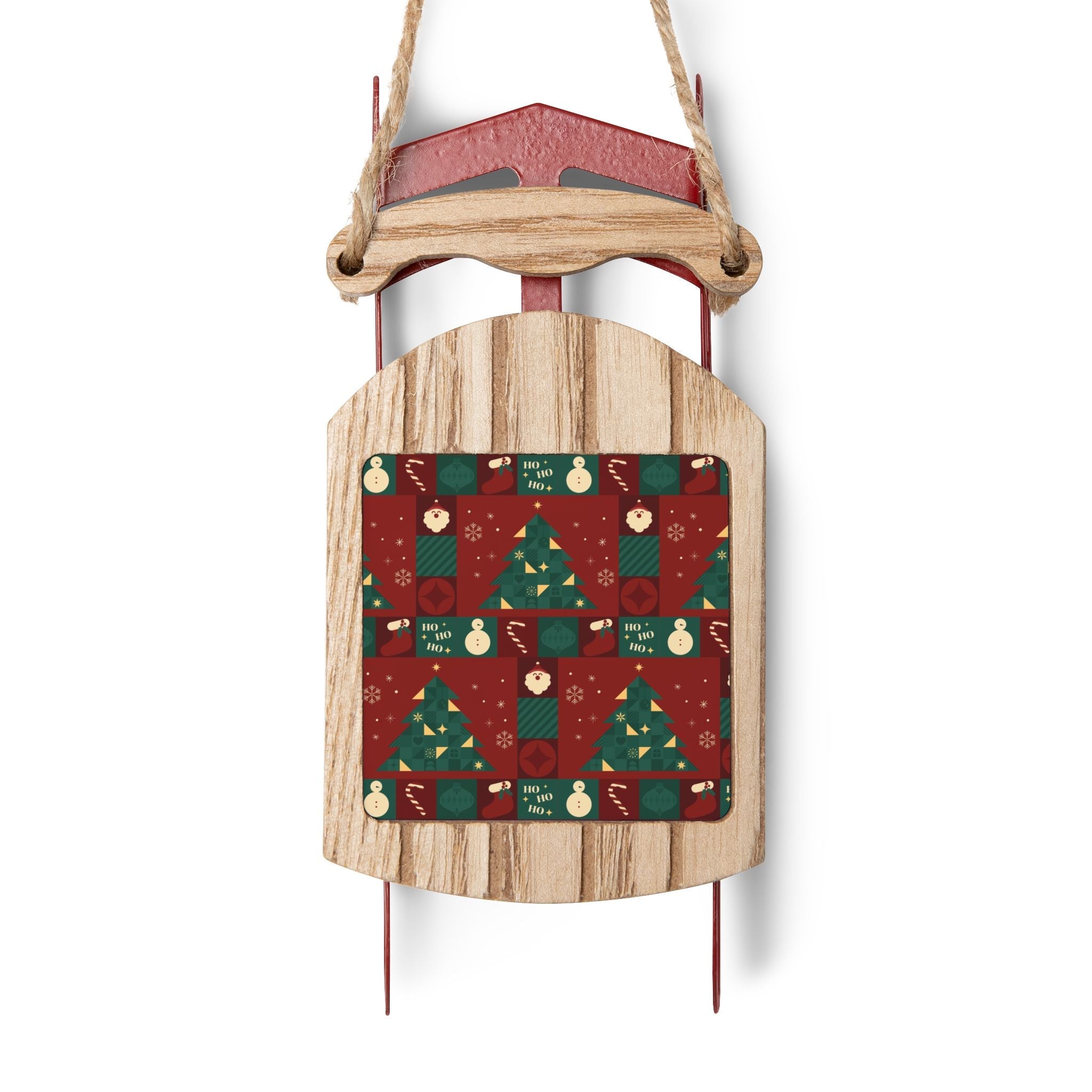 Sled Ornaments - Love & Latte Co.