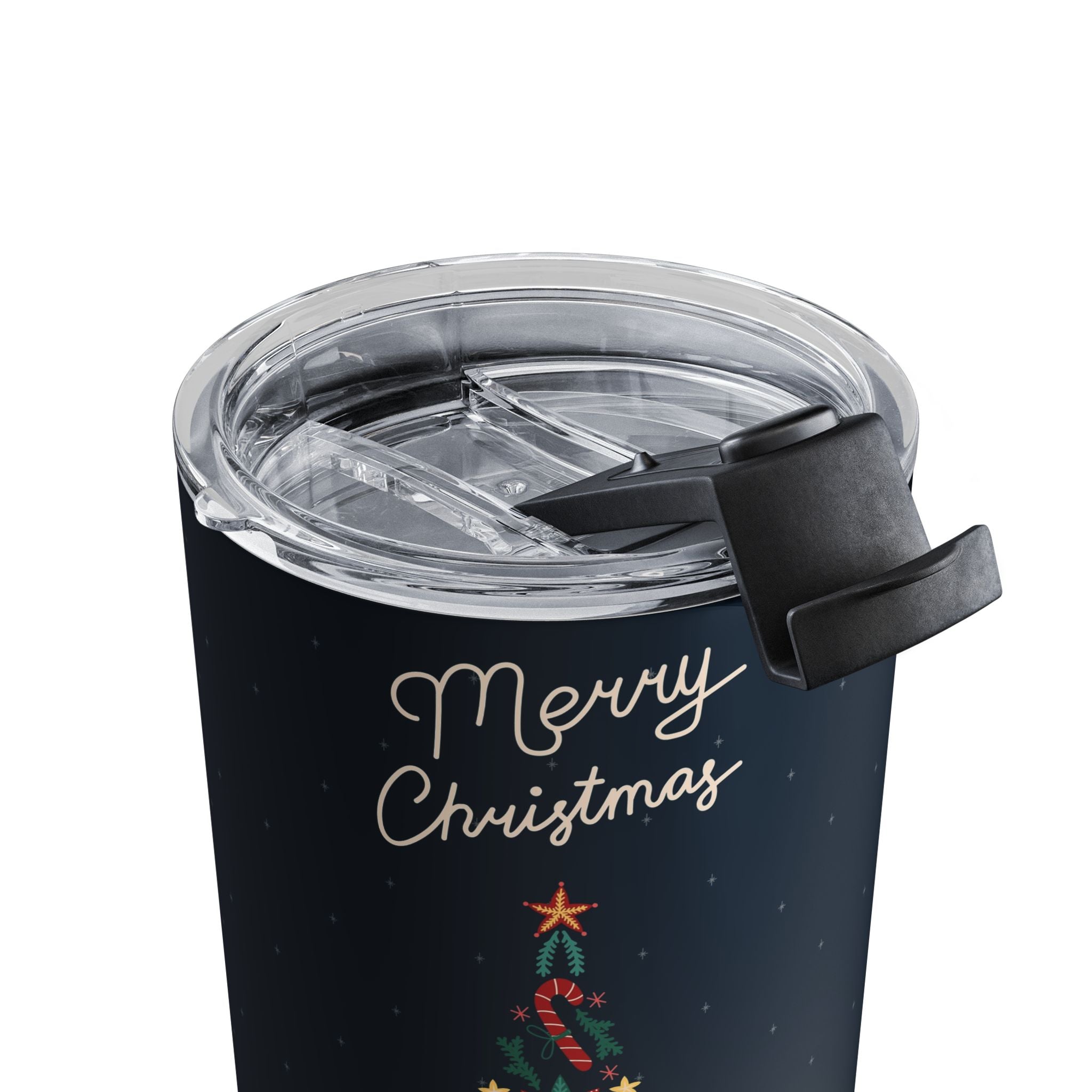 Snowflake Sipware : Classic Merry Christmas Tumbler – Holiday Edition 10oz Cup - Love & Latte Co.