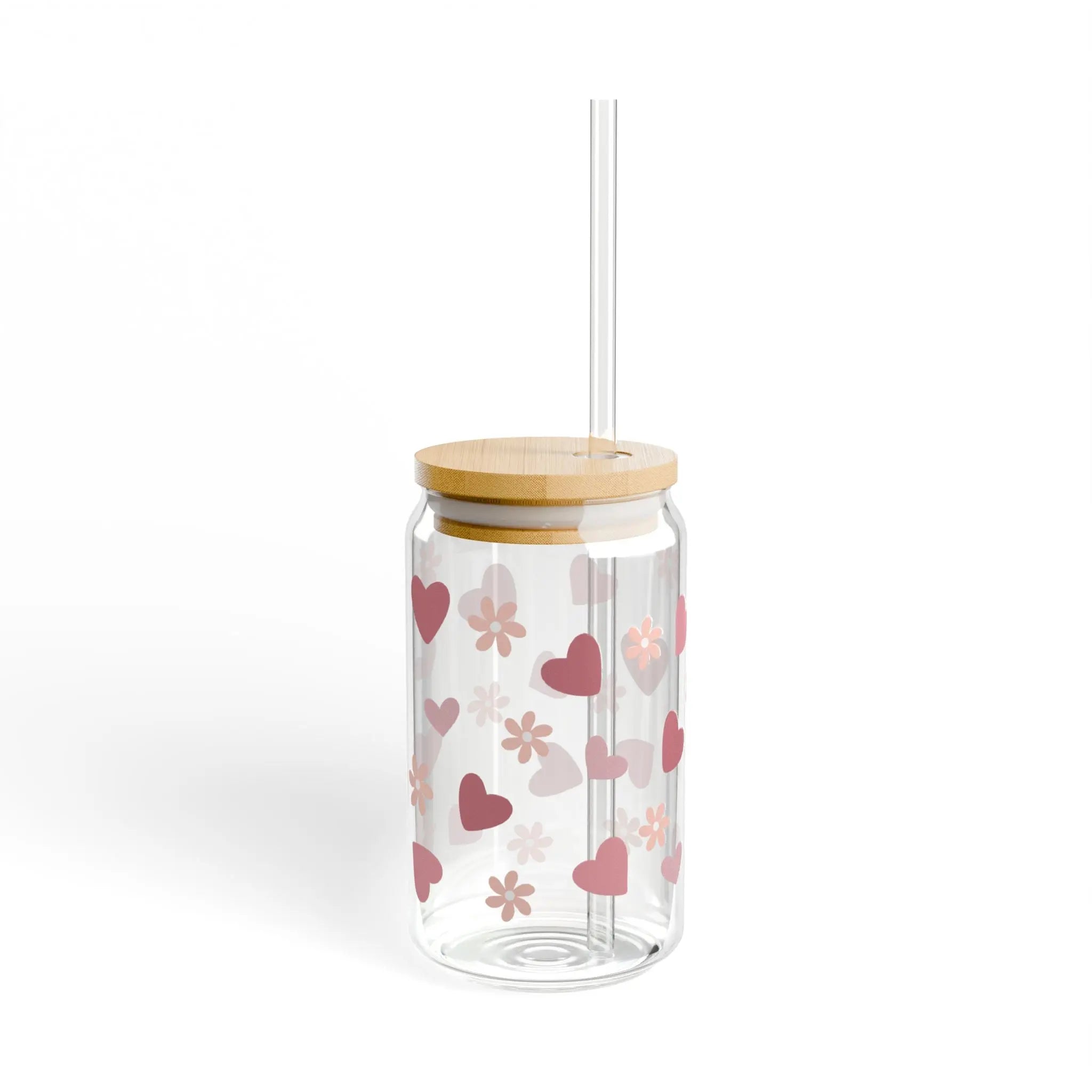 Morning Bloom: Bright Sipper Glass for Joyful Starts Sipper Glass