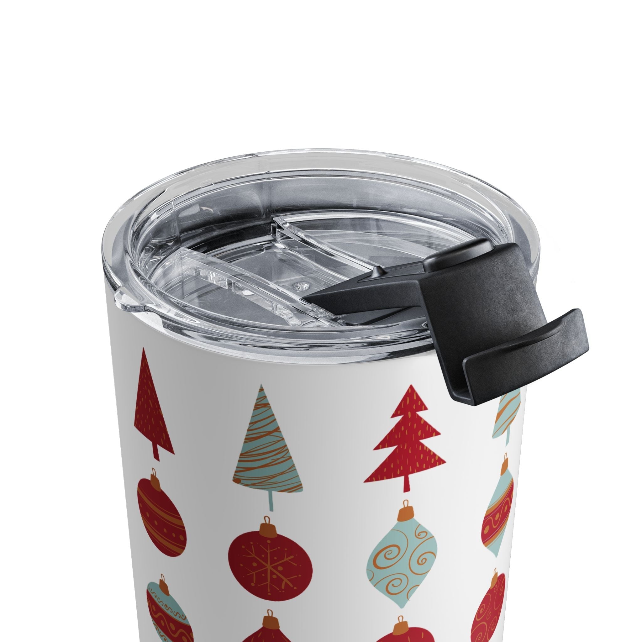 Twinkling Brews : Whimsical Christmas Tree Tumbler – Festive Holiday Ornament Cup (10oz) - Love & Latte Co.