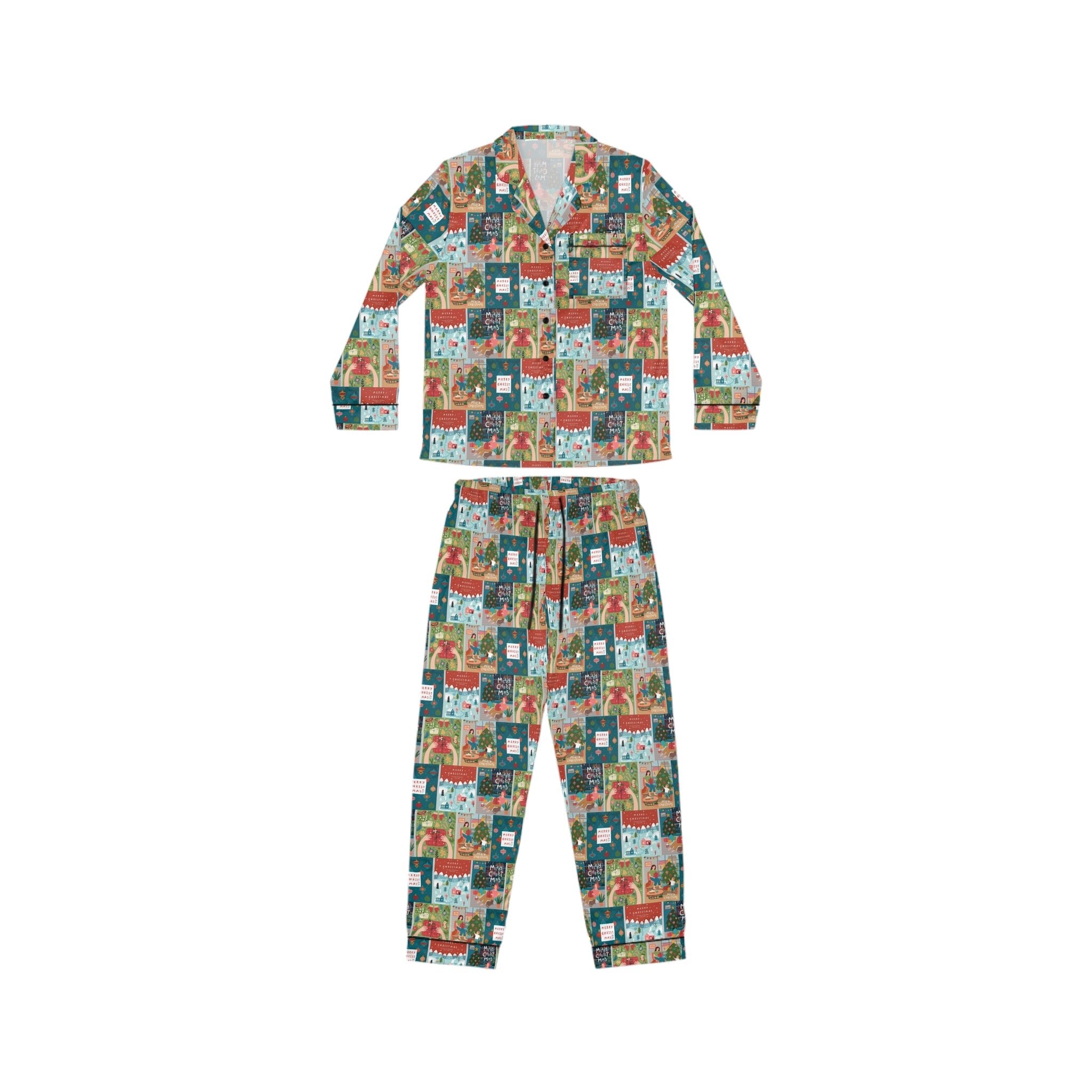 Winter Dreams: Women's Satin Pajama Set - Love & Latte Co.
