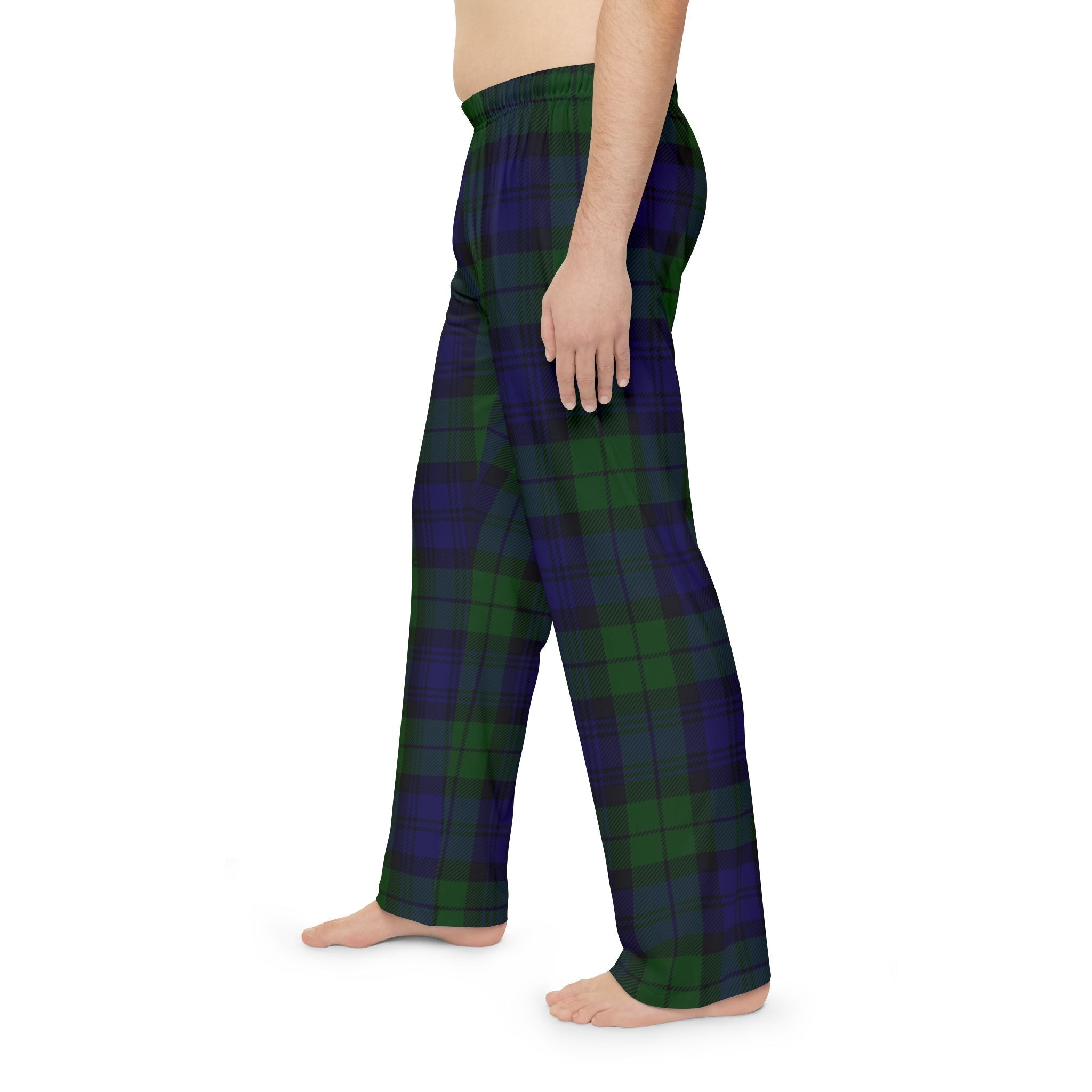 Winter Retreat : Plaid Men's Pajama Pants - Cozy Sleepwear for Relaxed Nights - Love & Latte Co.