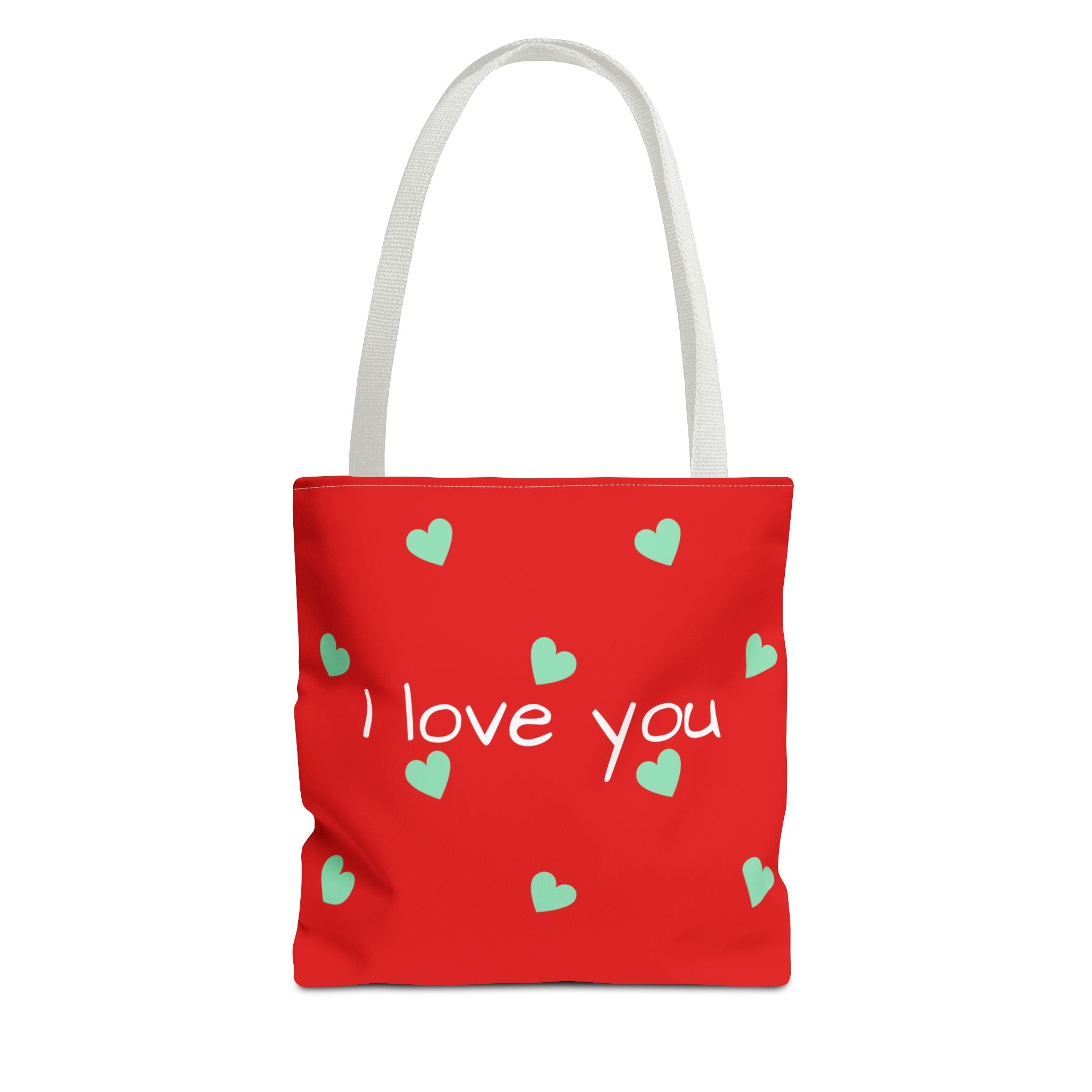 Winter Struck: Cozy Holiday Gift Tote - Love & Latte Co.Red#Bags13" × 13''White