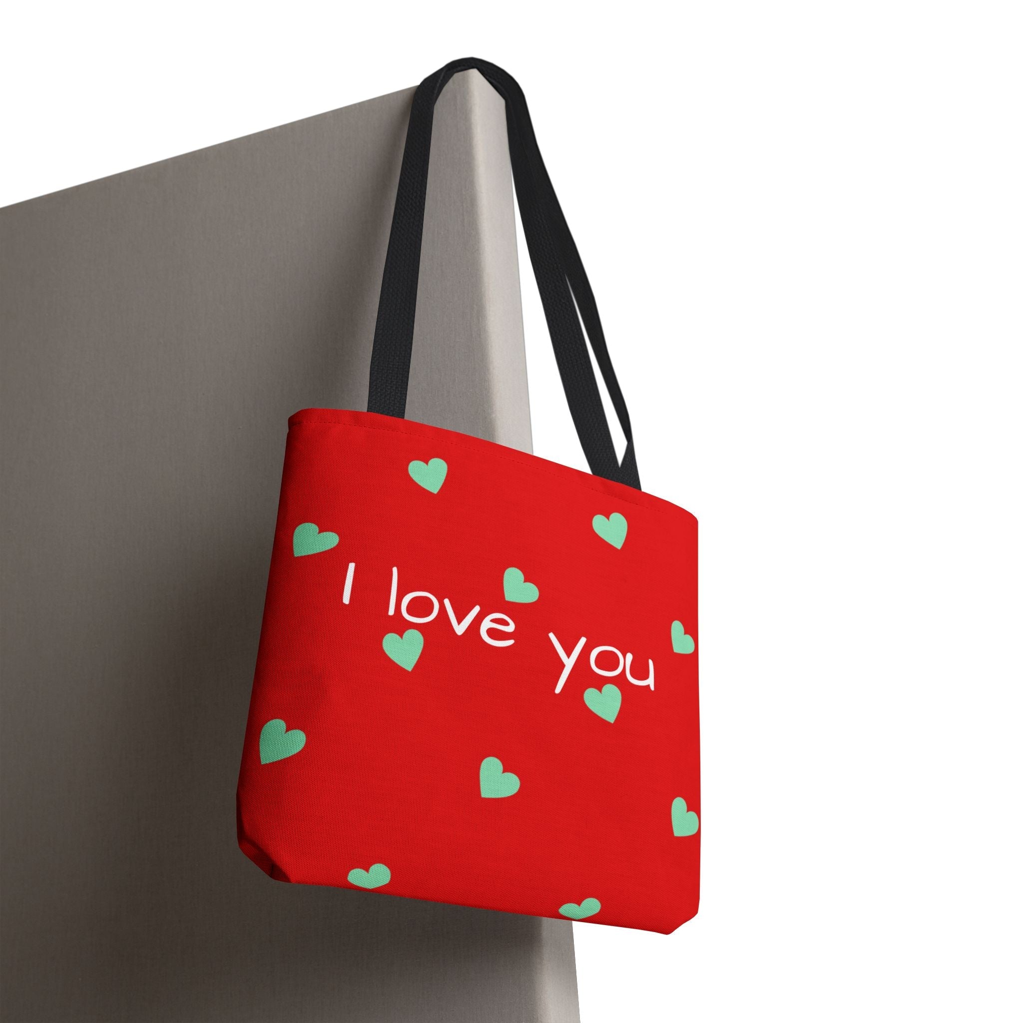 Winter Struck: Cozy Holiday Gift Tote - Love & Latte Co.Red#Bags13" × 13''Navy